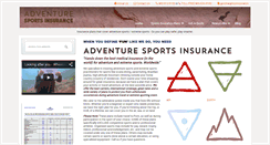 Desktop Screenshot of adventuresportsinsurance.com